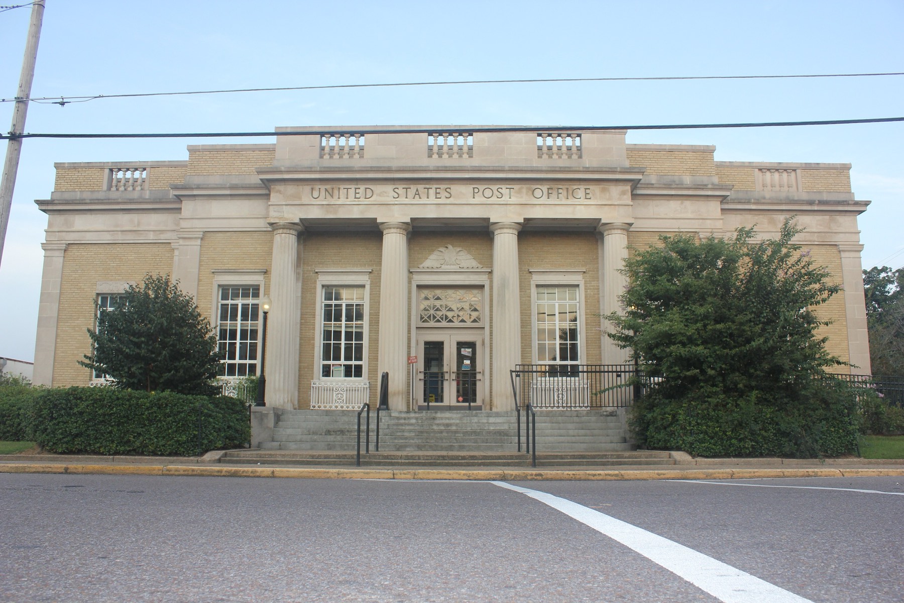 The 1931 United States Post Office on Main Street, Columbia, Mississippi